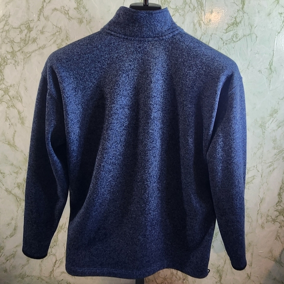 PINK Victoria's Secret Blue 1/4 Zip Top - Picture 8 of 11